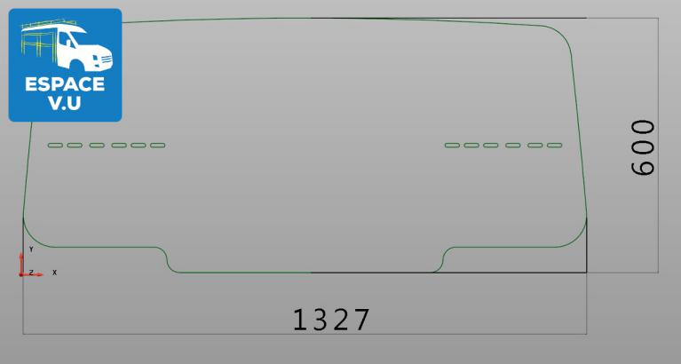 Parois en plexiglas pour voiture et véhicule utilitaire norme R43 conforme au vitrages automobiles, distribué par Espace V.U Sarl station sortimo by Gruau