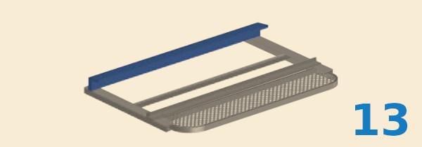 Marchepied latéral en aluminium, fixe et repliable 420/620 X 190 mm pour véhicule utilitaire, équipement de fourgon par Espace V.U sarl, station Sortimo by gruau à Bordeaux en Gironde.