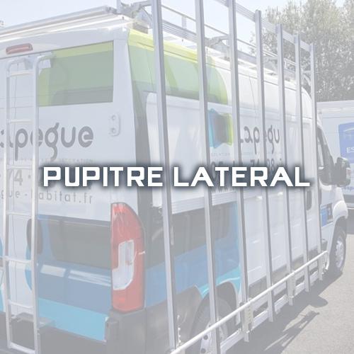 Porte-verre, pupitre latéral pour véhicule utilitaire, berce-vitre extérieur pour le fourgon d’un artisan menuisier, solution de transport sur le côté du camion et de la camionnette professionnelle avec une galerie ou des barres de toit. Facilite le portage pour la fourgonnette d’un installateur, poseur, dépanneur et technicien SAV. Idéal pour le transport de charge et de matériel volumineux d’une entreprise de menuiserie, d’une PME, d’un grand compte ou d’une collectivité locale par Espace V.U Sarl station Sortimo by Gruau. Aménageur, créateur, transformateur et équipementier de fourgon et fourgonnette utilitaire professionnelle atelier mobile, véhicule de maintenance, véhicule d’intervention, transformation de VUL à Bordeaux en Gironde 33, Dordogne 24, Charente 16, Charente-Maritime 17 et Lot-et-Garonne 47. Vente directe usine pas chère dans toute la France.