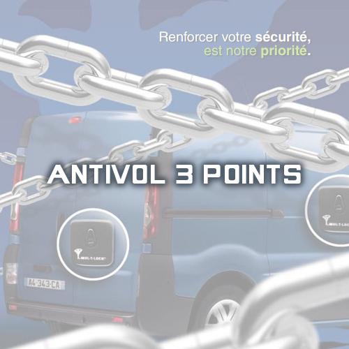 Serrure antieffraction 3 points pour véhicule utilitaire, le meilleur antivol pour la protection des portes arrière et de la porte latérale de la fourgonnette et du fourgon professionnel. Sécurisation du chargement du camion et de la camionnette d’un artisan plombier, électricien, chauffagiste, climaticien, menuisier, cuisiniste, peintre, plaquiste, frigoriste, poseur, installateur, dépanneur et technicien SAV d’une entreprise, d’une PME, d’un grand compte ou d’une collectivité locale par Espace V.U Sarl station Sortimo by Gruau. Aménageur, créateur, transformateur et équipementier de fourgon et fourgonnette utilitaire professionnelle en atelier mobile, véhicule de maintenance, véhicule d’intervention, transformation de VUL à Bordeaux en Gironde 33, Dordogne 24, Charente 16, Charente-Maritime 17 et Lot-et-Garonne 47. Vente directe usine pas chère dans toute la France.