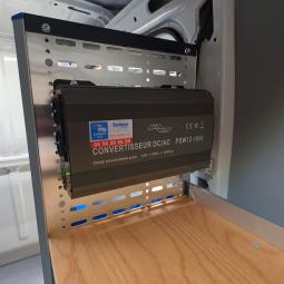 Aménagement pour le Jumper L1H1 utilitaire professionnel d'un artisan plombier, chauffagiste, climaticien en Gironde.